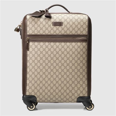 gucci travel suitcase|Gucci suitcase with wheels.